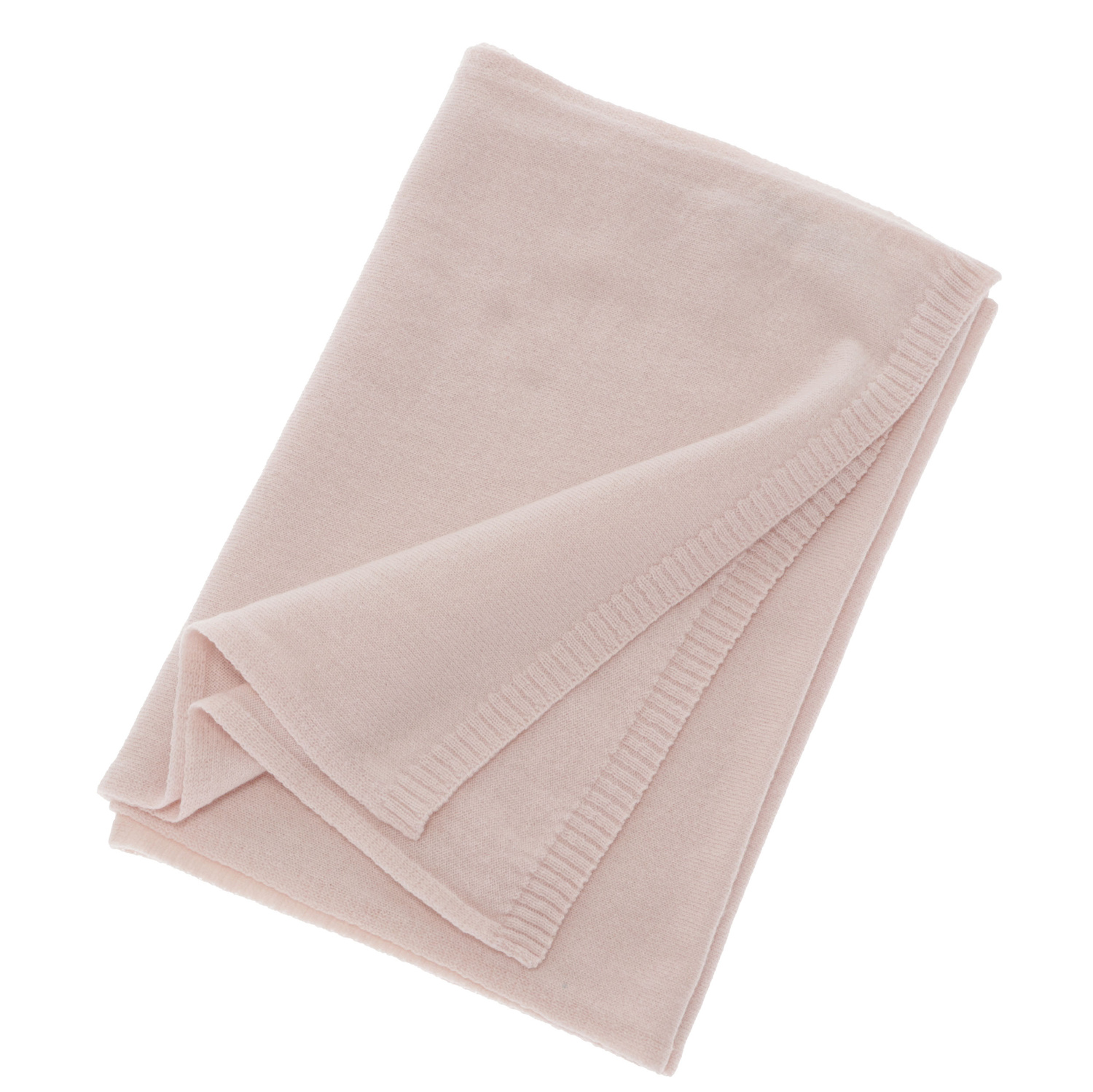 Dames wintersjaal, lichtroze, wol merino met kasjmier, Irenia