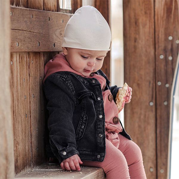 Jongens herfst/lente muts, honing, Rafi