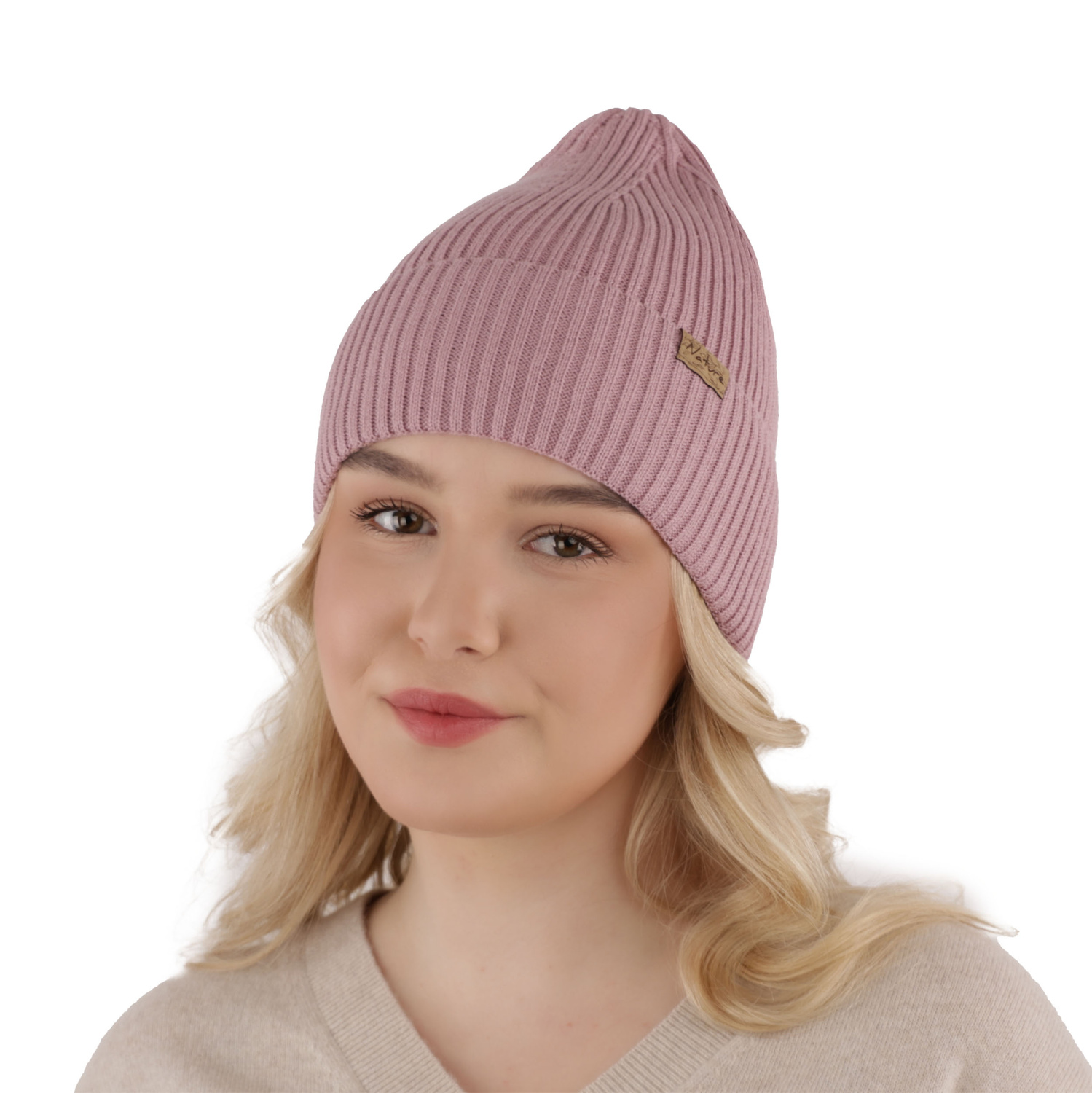 Bonnet d'hiver, printemps femme, , met katoen, beige, Messina