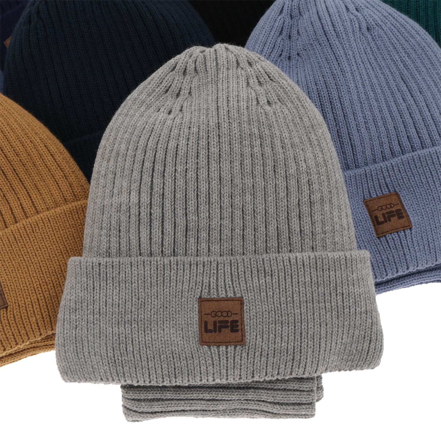 Ensemble d'hiver garçon: bonnet et snood, vert émeraude, Basilio