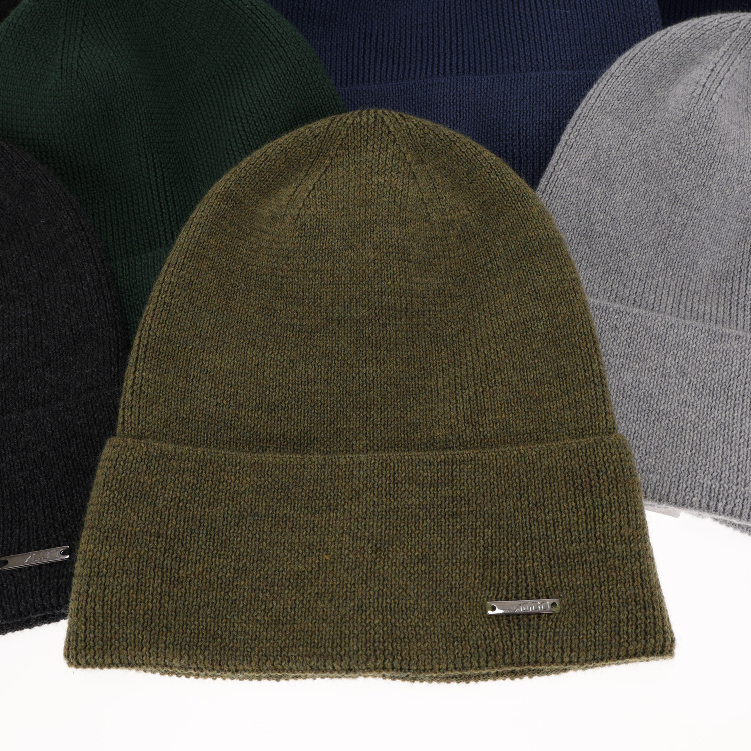 Bonnet automne/printemps homme, gris, 100% Laine Mérinos Extrafine, Memfis