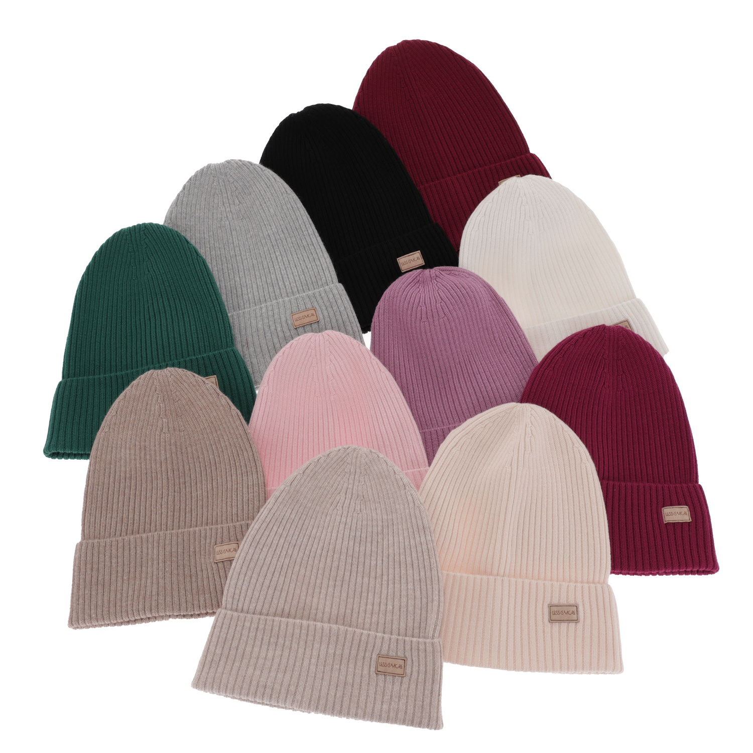 Bonnet d'hiver, printemps femme, violet, avec laine mérinos, Sophie