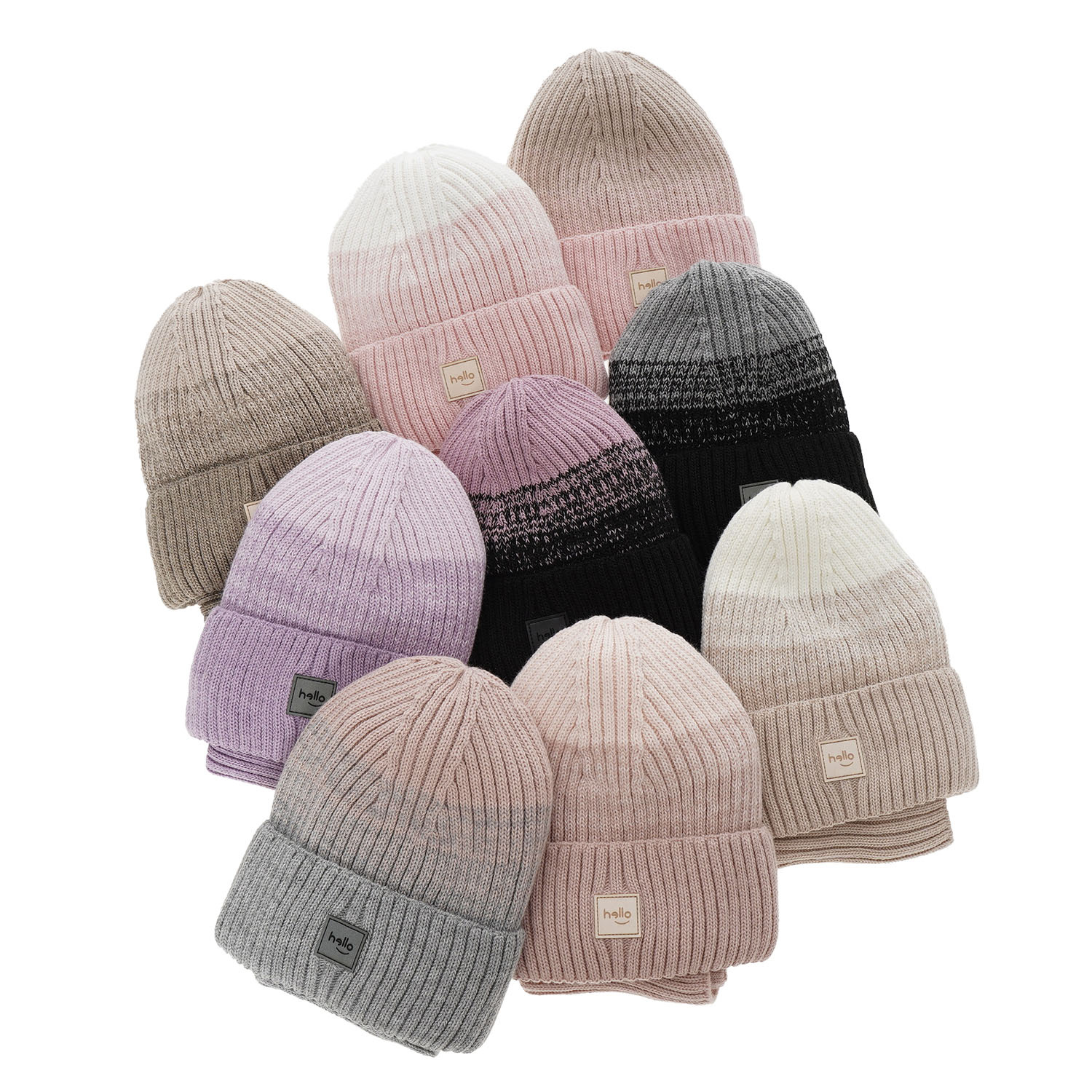 Meisjes winter set muts en sjaal, grijs, Tasha