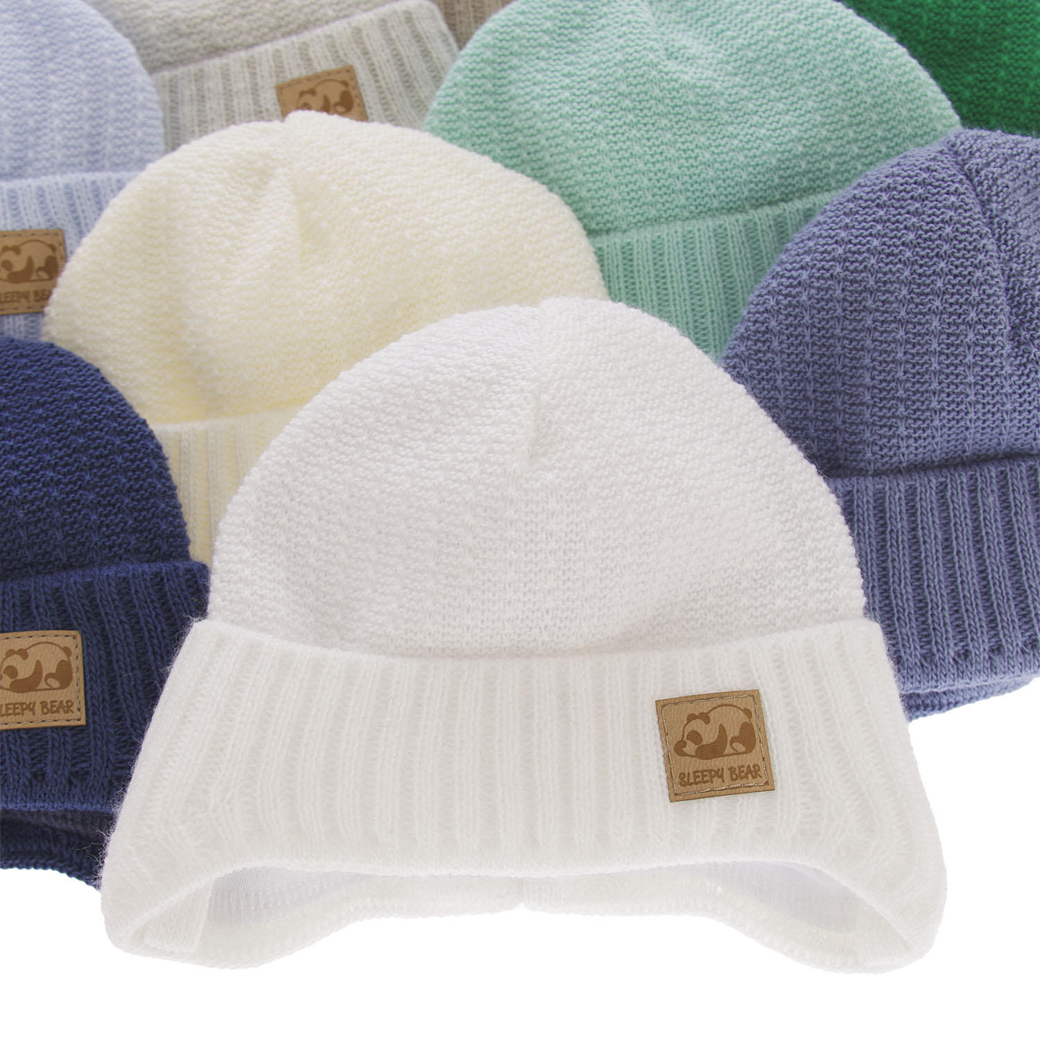 Bonnet automne/printemps garçon, beige, avec liens, Todi