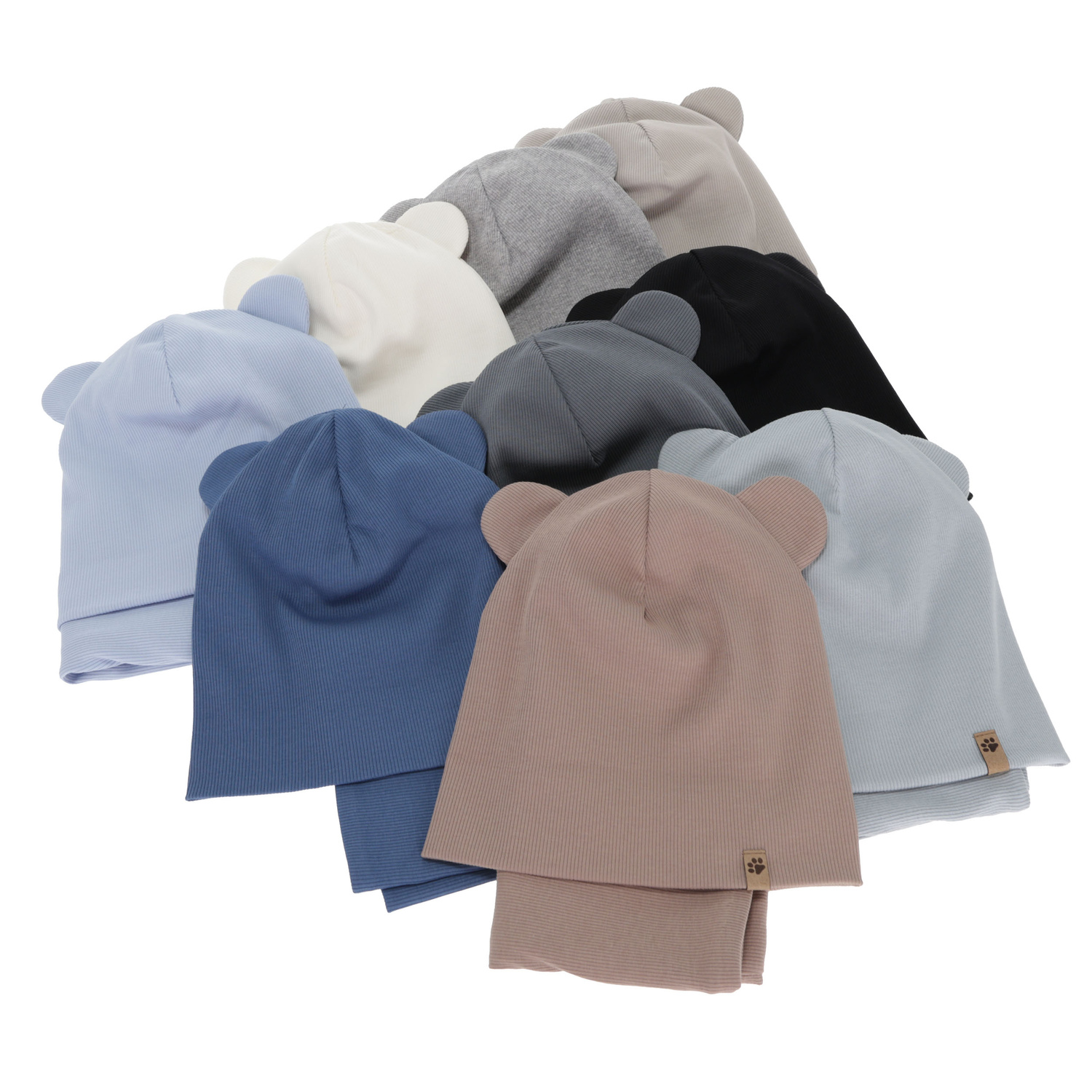 Jongens herfst/lente set (muts en buissjaal), blauw, Farim