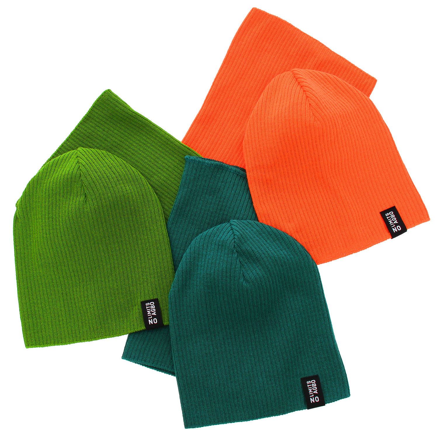 Jongens herfst/lente set (muts en buissjaal), met katoen, rood, Tunis