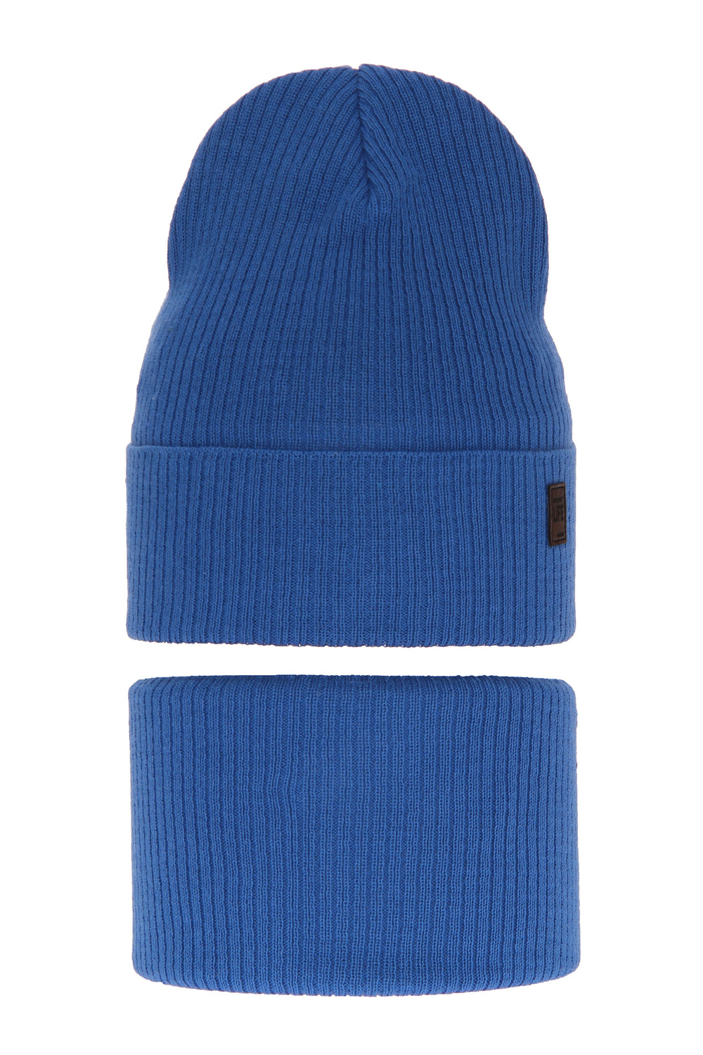 Jongens herfst/lente set muts en buissjaal, met katoen, blauw, Dragon