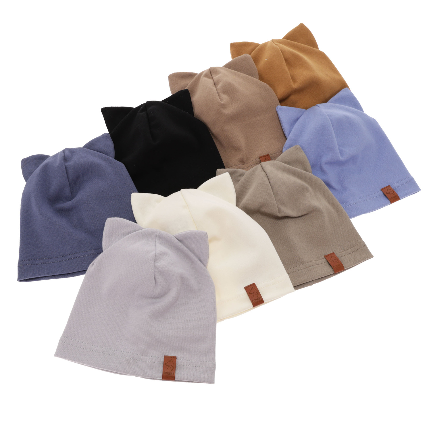 Bonnet automne/printemps enfant, crème, Jasper