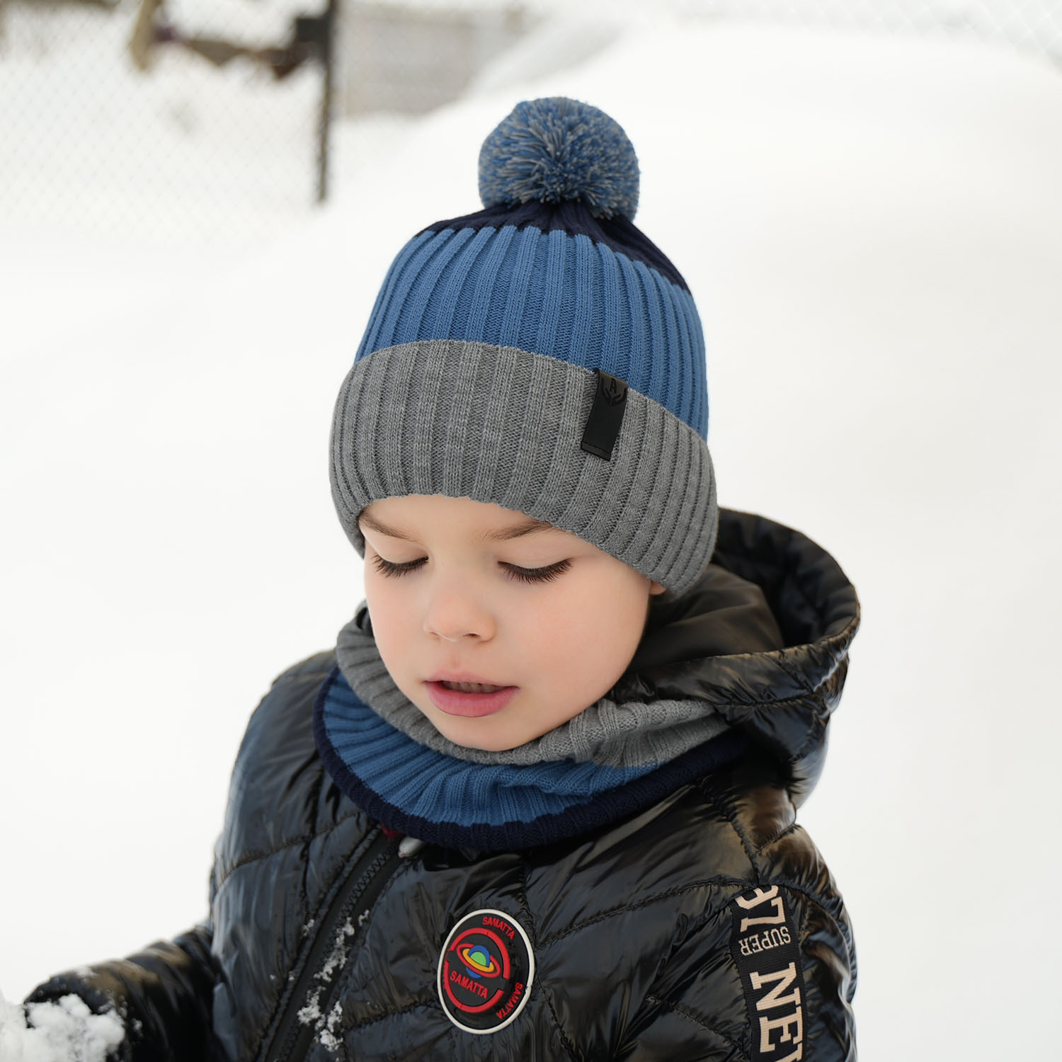 Jongens winter set, blauw, Karson