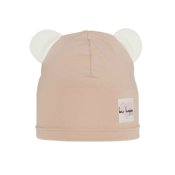 Bonnet automne/printemps fille, beige, coton, Joga
