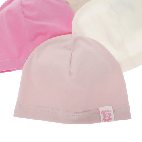 Bonnet automne/printemps fille, crème, Mia