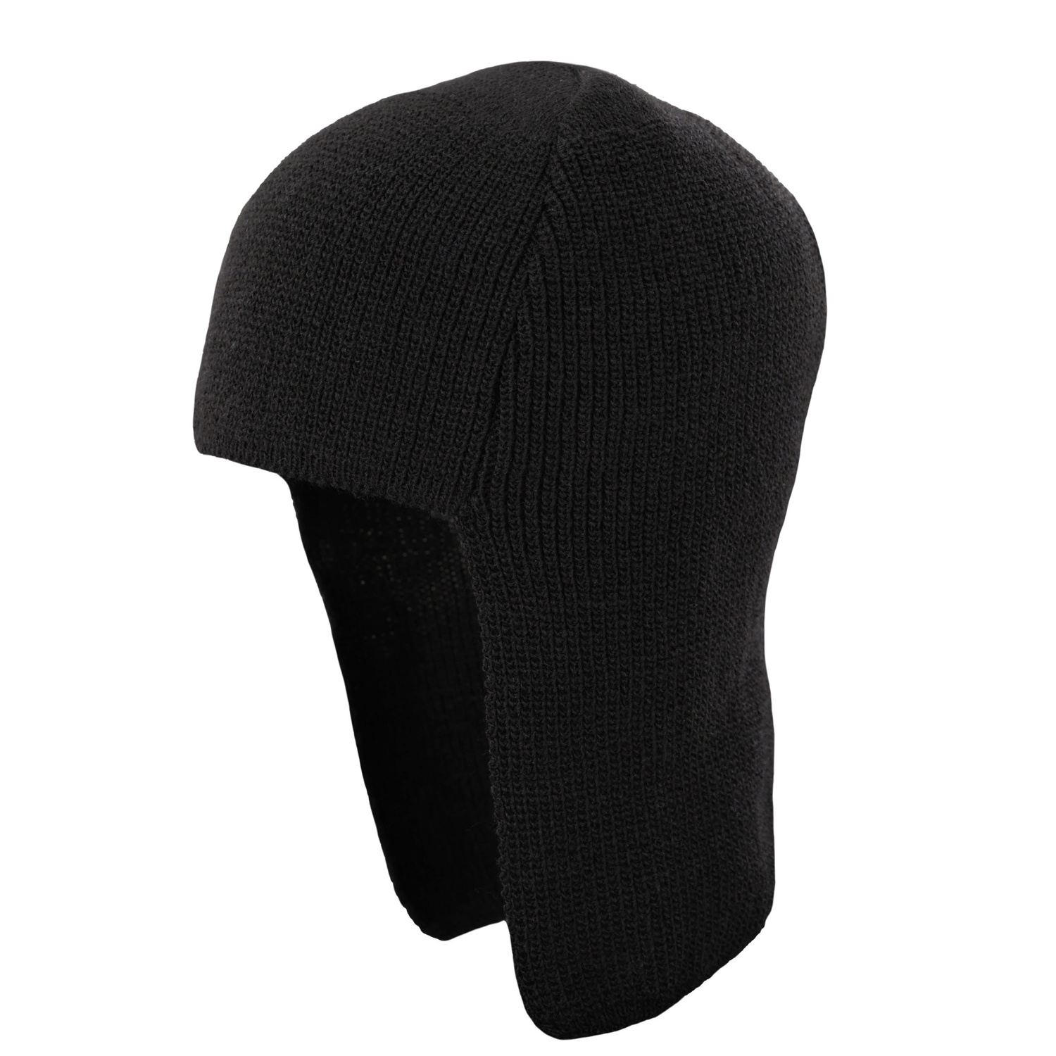 Bonnet d'hiver homme, noir, avec laine mérinos, Beret
