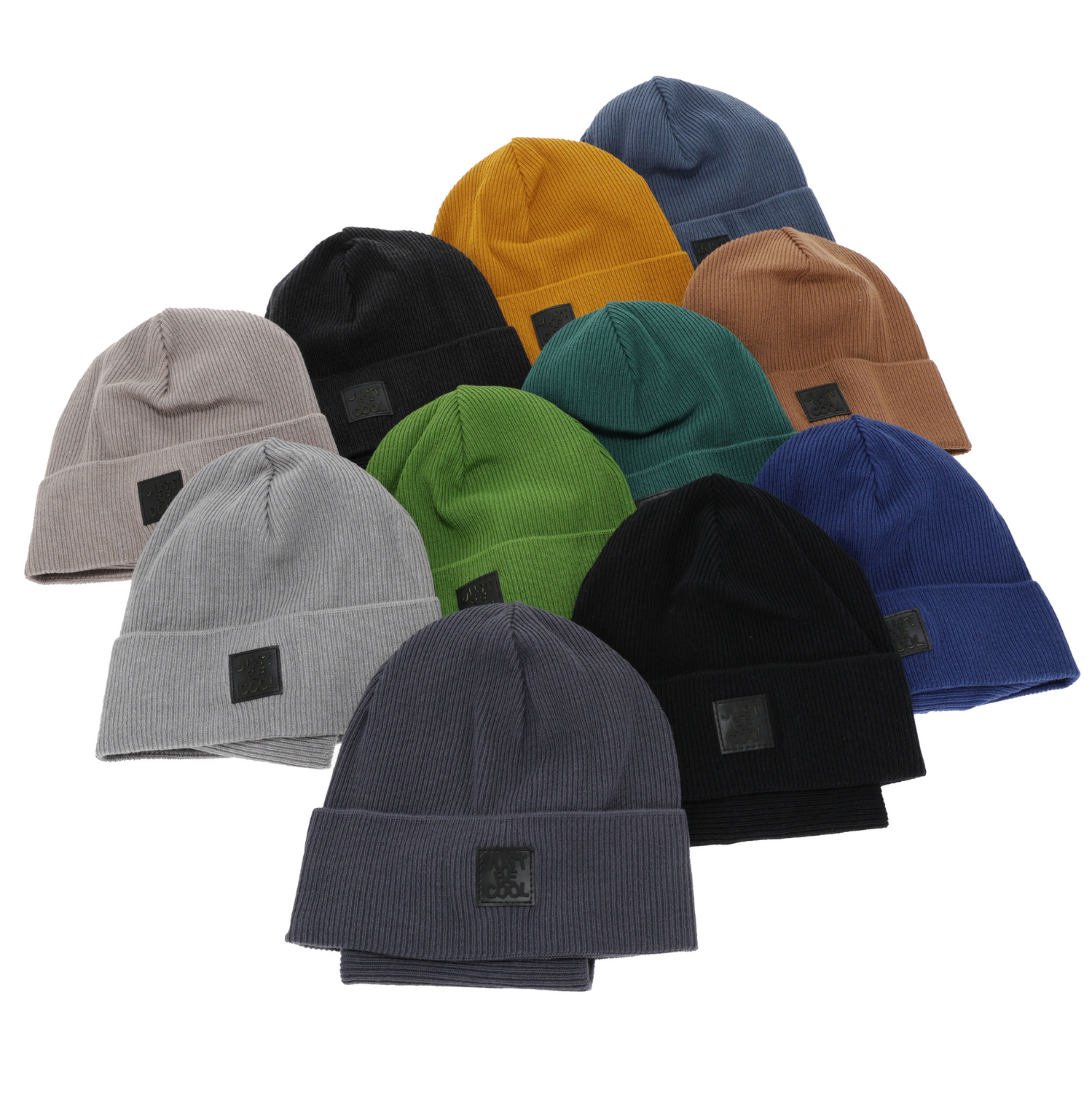 Jongens herfst/lente set: muts en buissjaal, met katoen, camel, Jonas