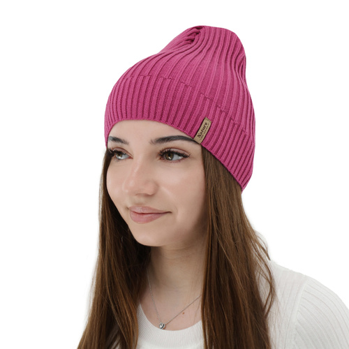 Dames muts voor lente, herfst, , met katoen, grijs, Mirona