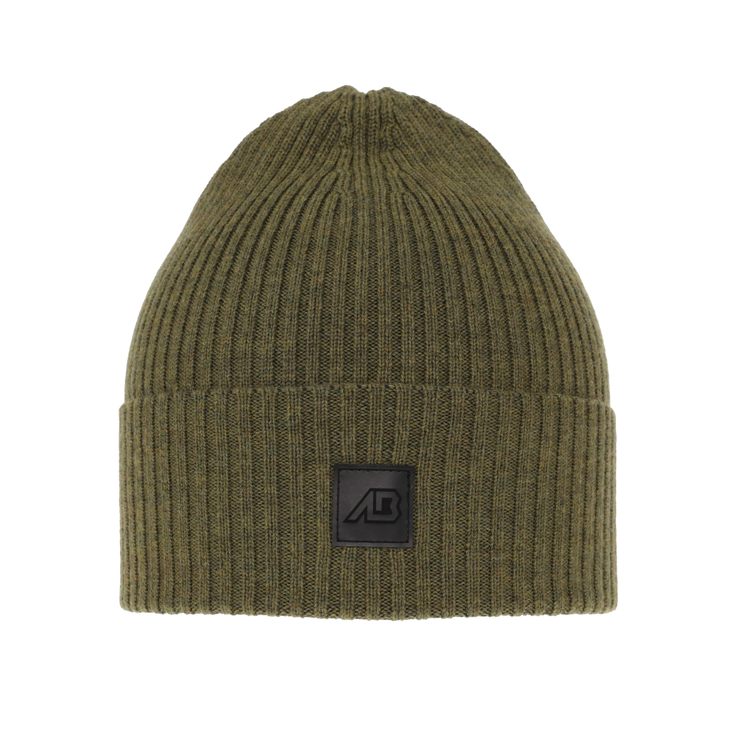 Bonnet d'hiver homme, vert, avec laine mérinos, Matias