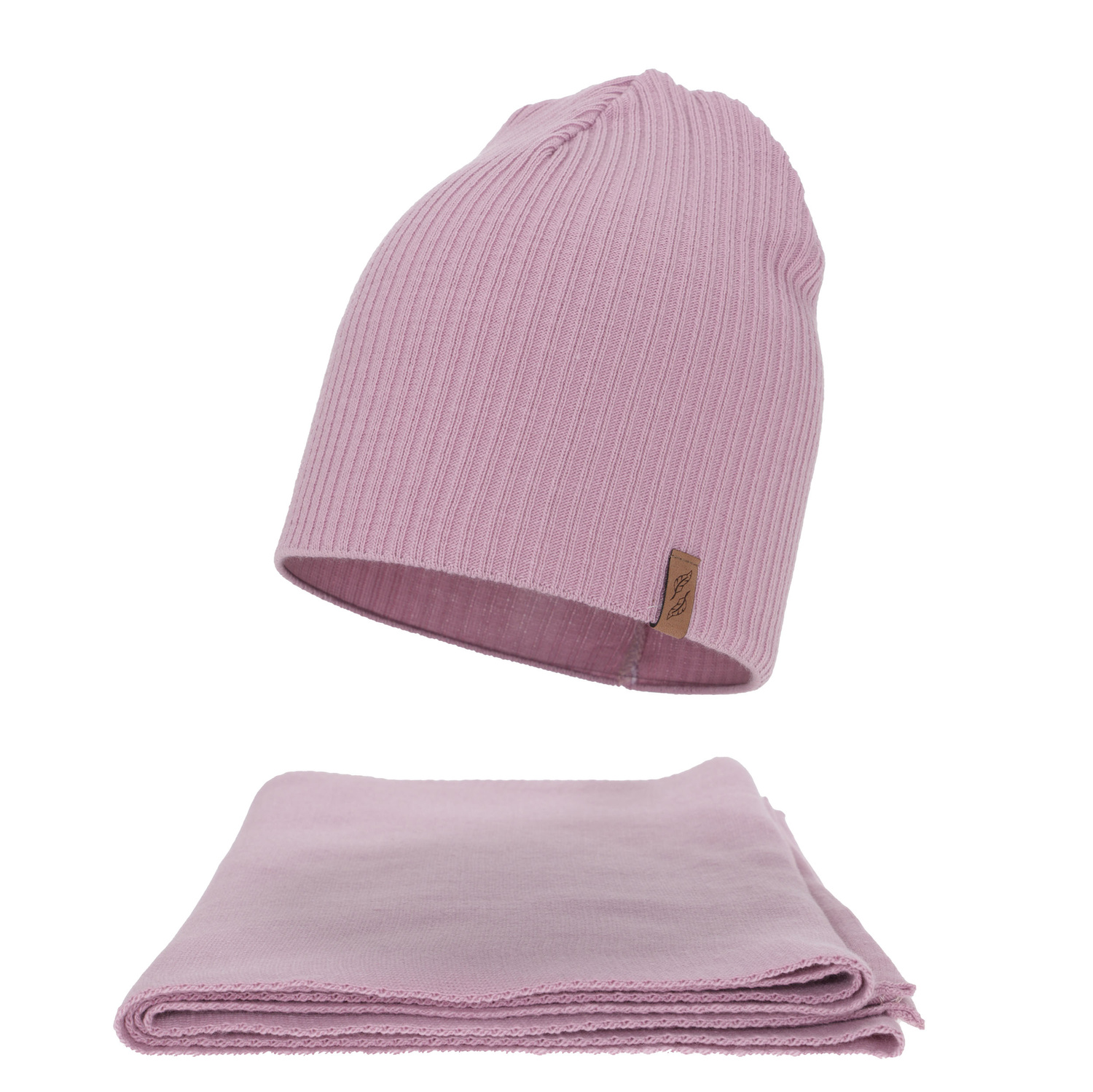 Dames winter set (muts en sjaal), paars, Fena