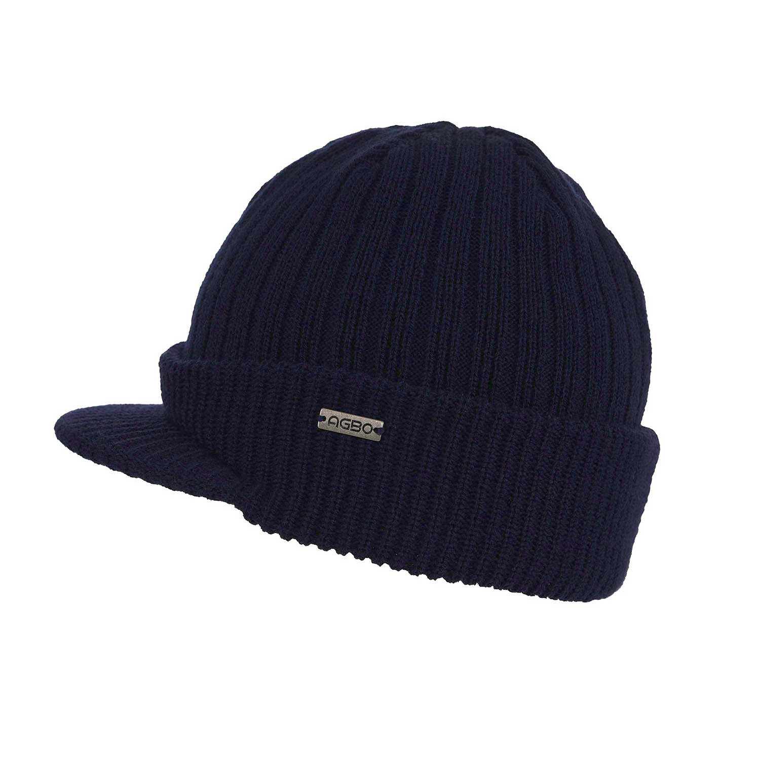 Bonnet d'hiver homme, bleu marine, Taker