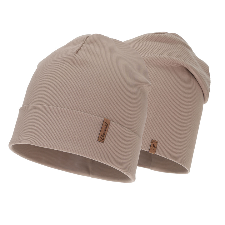 Dames herfst/lente muts, beige, katoenen, Zenita