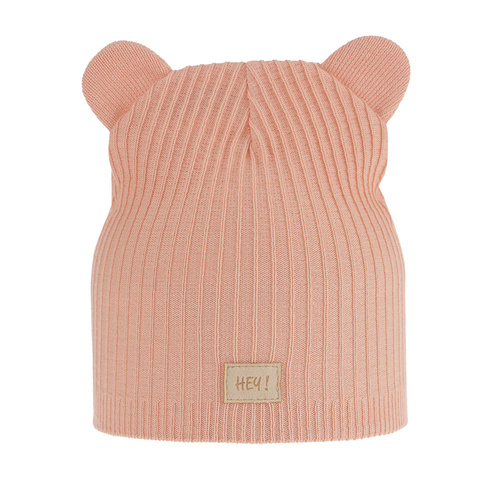 Bonnet automne/printemps fille, met katoen, orange, Clarisa