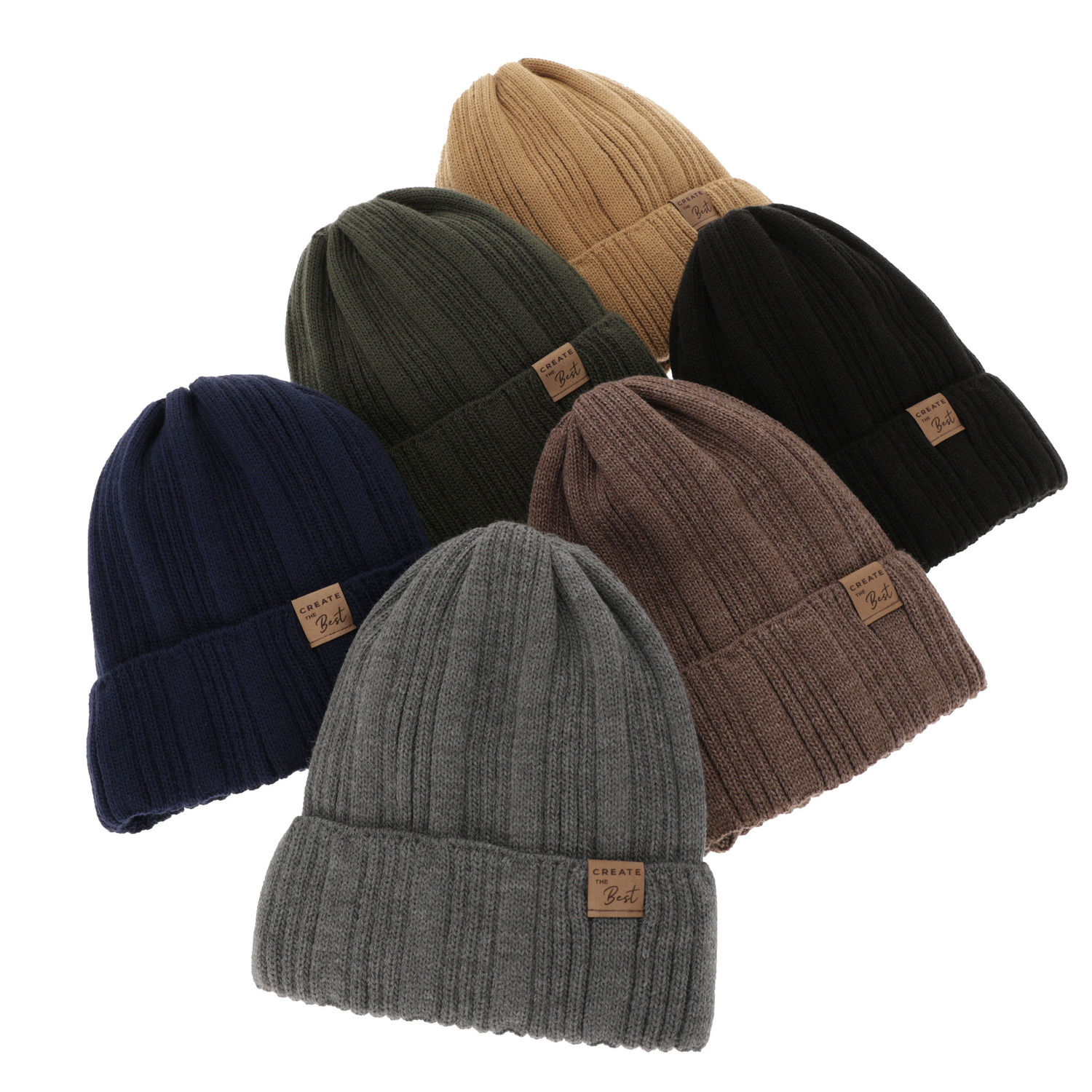 Ensemble d'hiver garçon: bonnet et snood, camel, Klaris