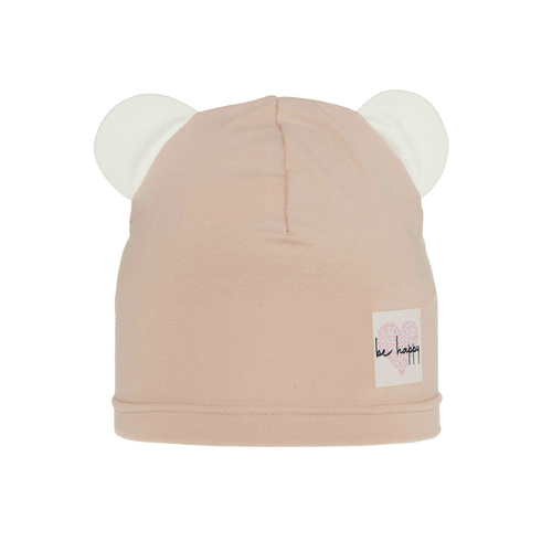 Bonnet automne/printemps fille, beige, coton, Joga