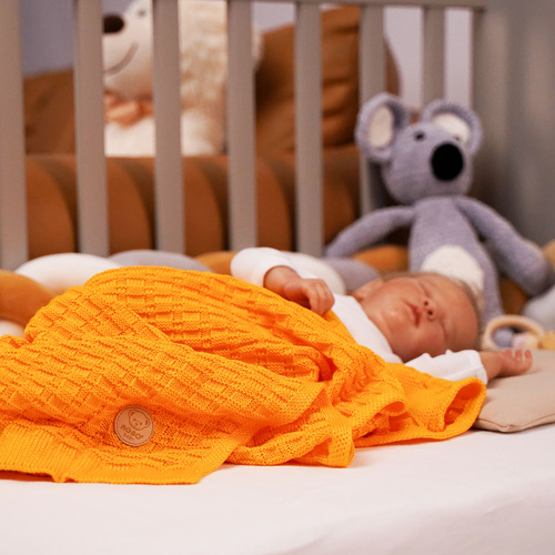 Bamboe deken voor baby, geel, delicaat, Misio