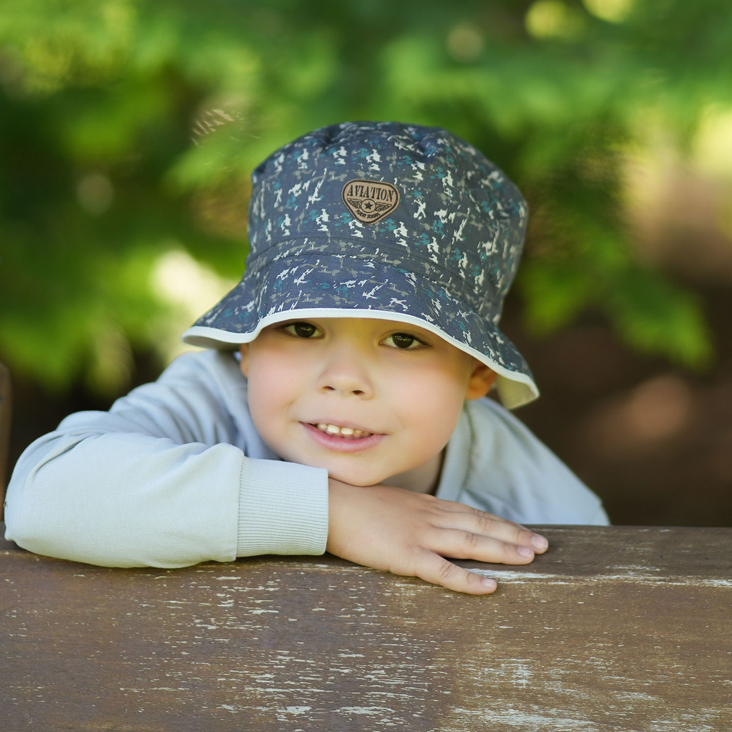 Jongens hoed, herfst/lente, rood, katoen, Aviation