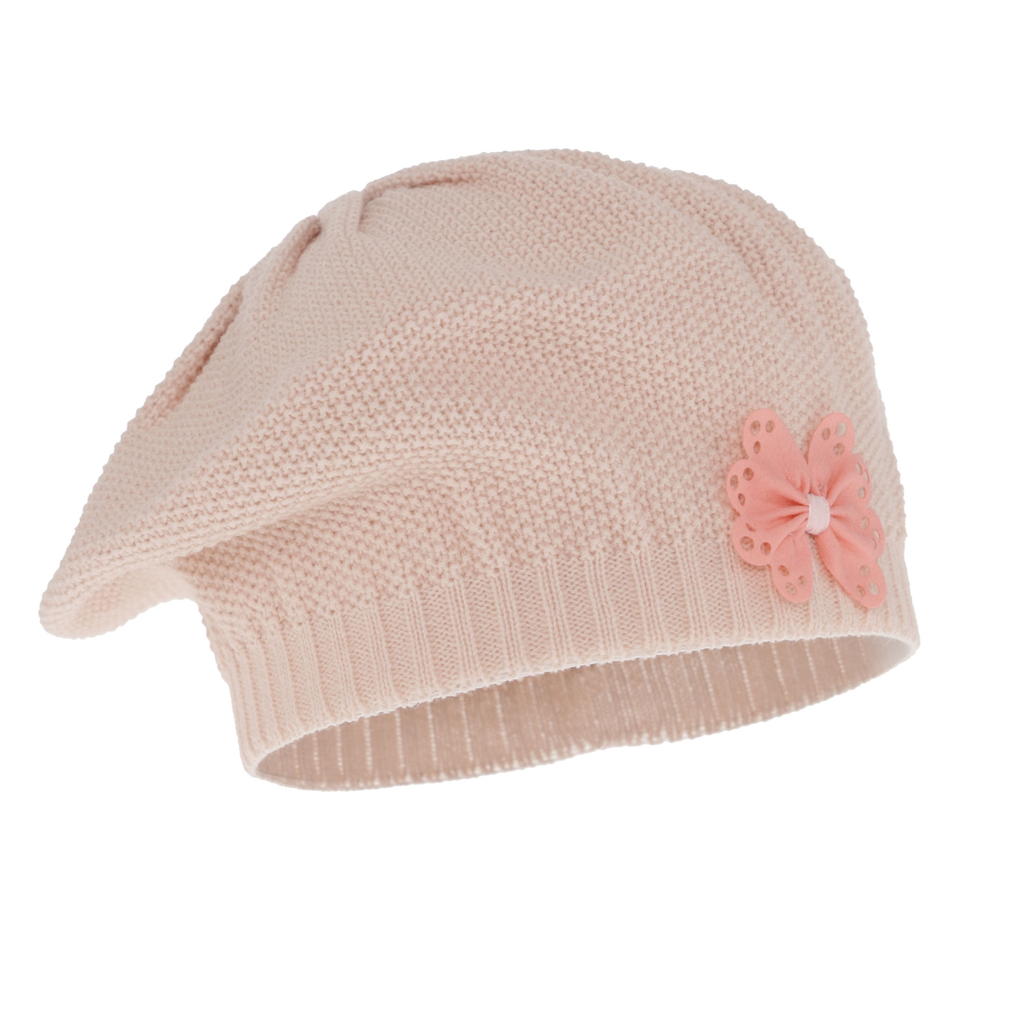 Beret automne/printemps fille, rose, Costanza