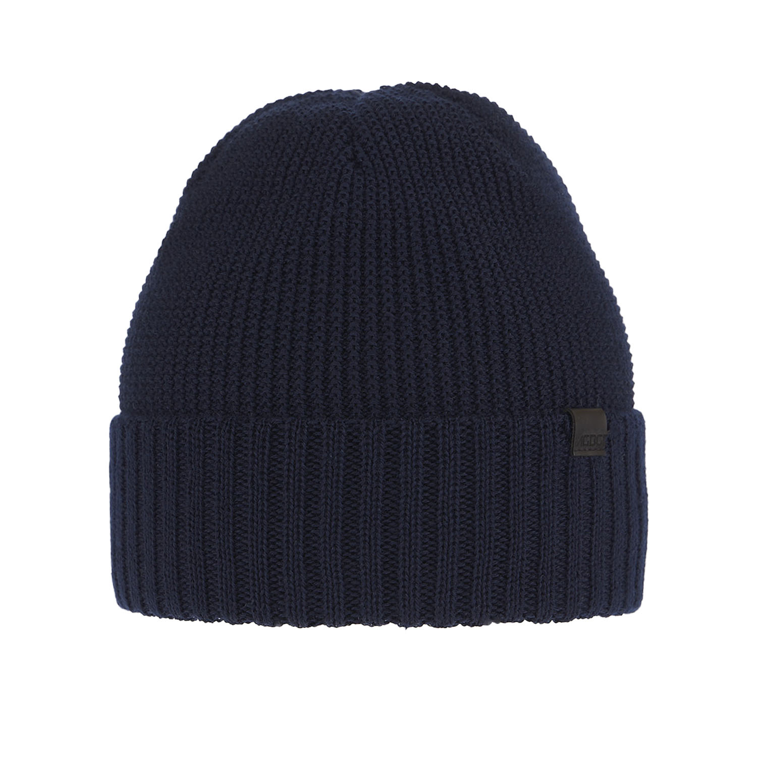 Bonnet d'hiver homme, bleu marine, avec laine mérinos, Sewer
