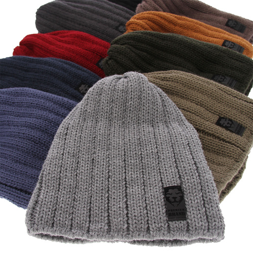 Heren wintermuts, zwart, Derek