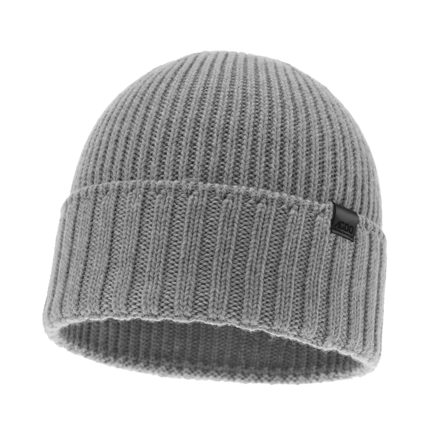 Bonnet d'hiver homme, gris, Avec laine mérinos, Bruner