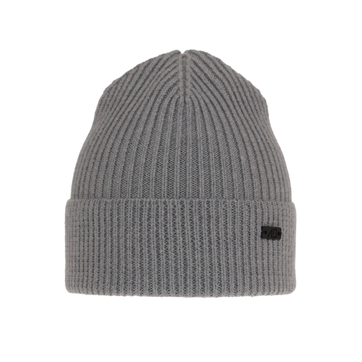 Bonnet d'hiver homme, gris, 100% Laine Mérinos Extrafine, Owen