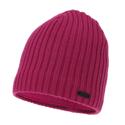 Dames wintermuts, roze, met merinowol, Soletta