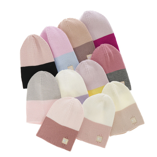 Bonnet automne/printemps fille, noir, Leti