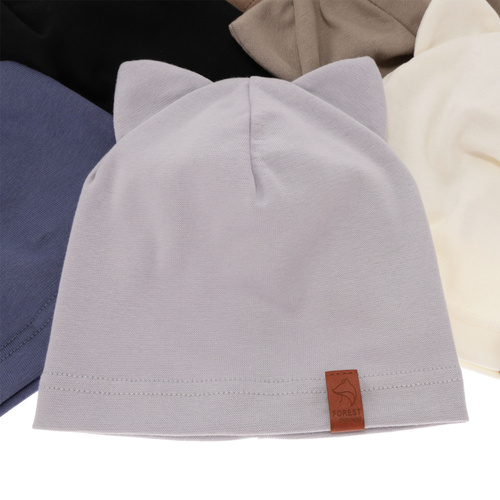 Bonnet automne/printemps enfant, crème, Jasper