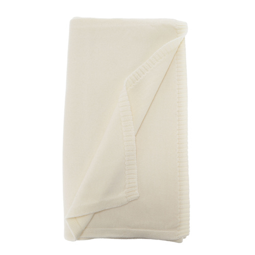 Dames wintersjaal, cremekleurig, 100% Merino Wol, Elonia