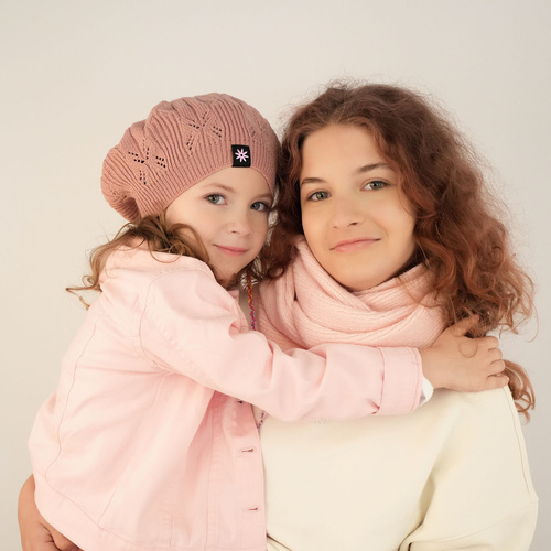 Meisjes herfst/lente muts, blauw, Marcela