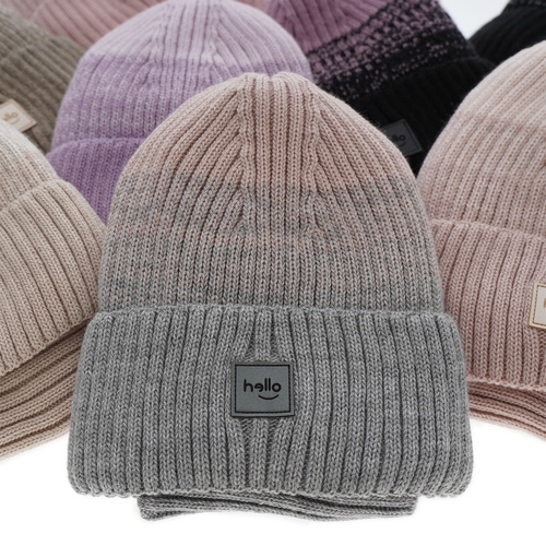 Meisjes winter set muts en sjaal, zwart, Tasha