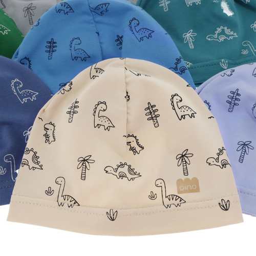 Bonnet automne/printemps garçon, bleu, avec imprimé, Jovik