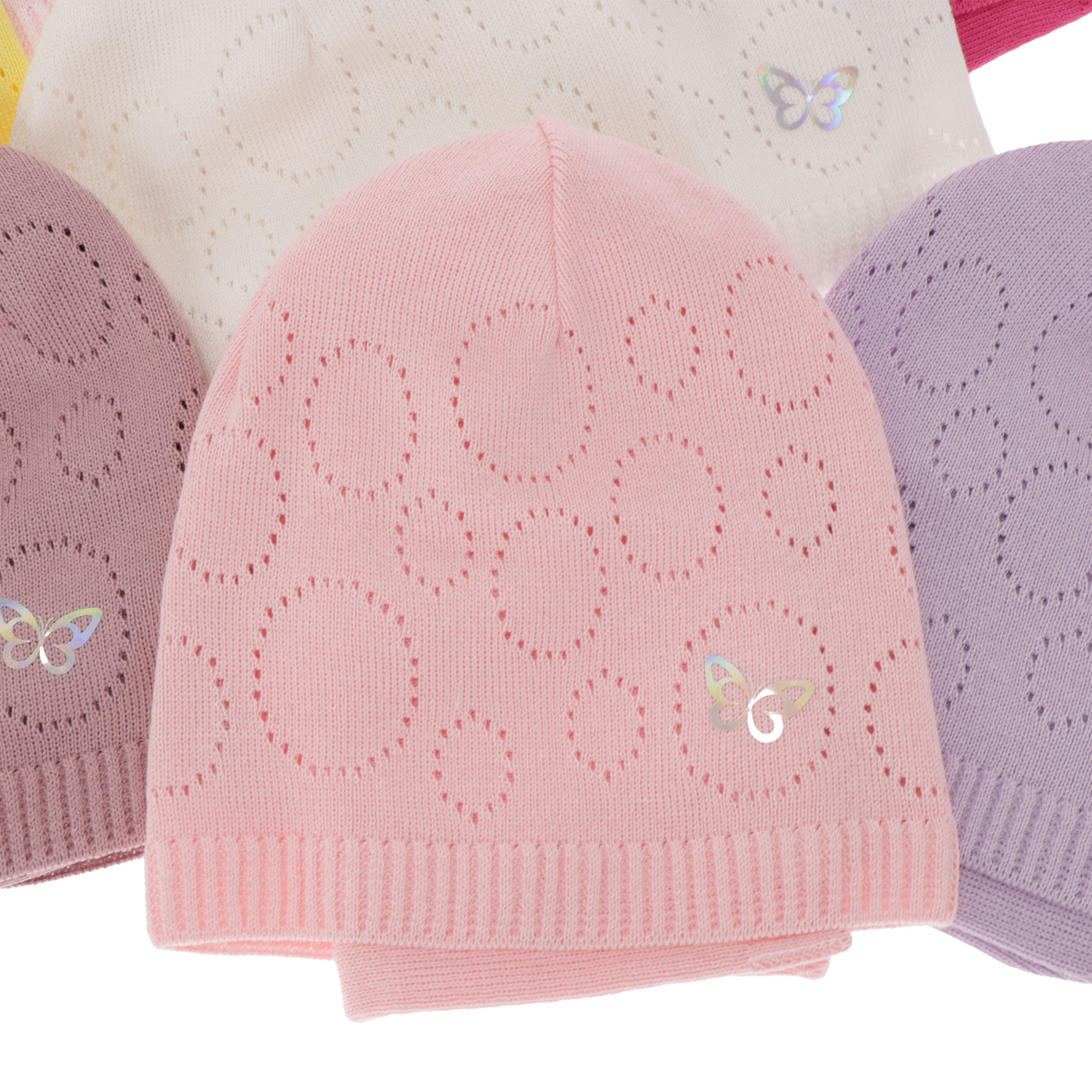 Ensemble automne/printemps fille: bonnet et snood, met katoen, beige, Amarilla