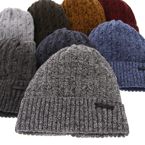 Heren wintermuts, bordeaux, Mishel