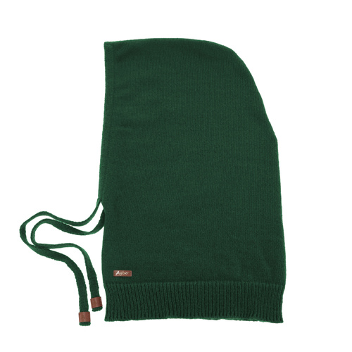 Dames winter bivakmuts, groen, met merinowol, Elizabeth