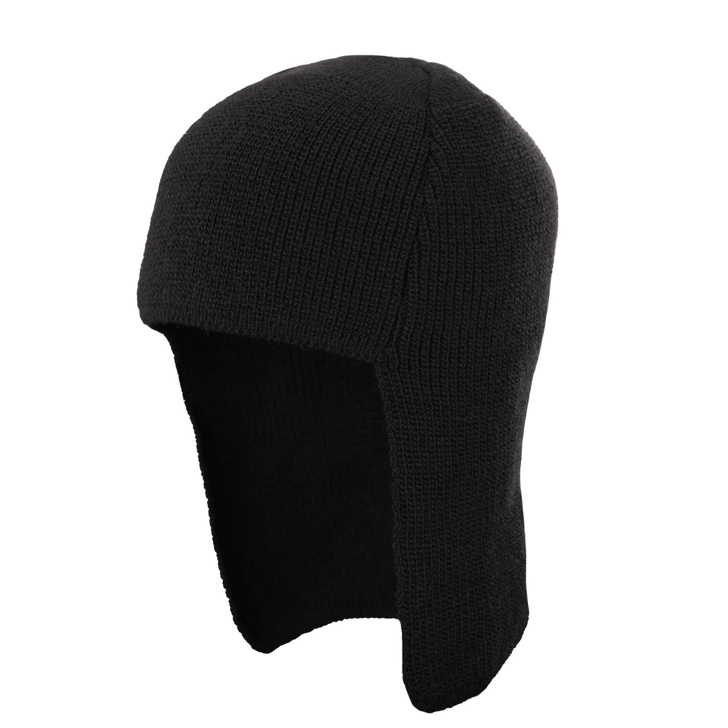 Bonnet d'hiver homme, noir, avec laine mérinos, Beret