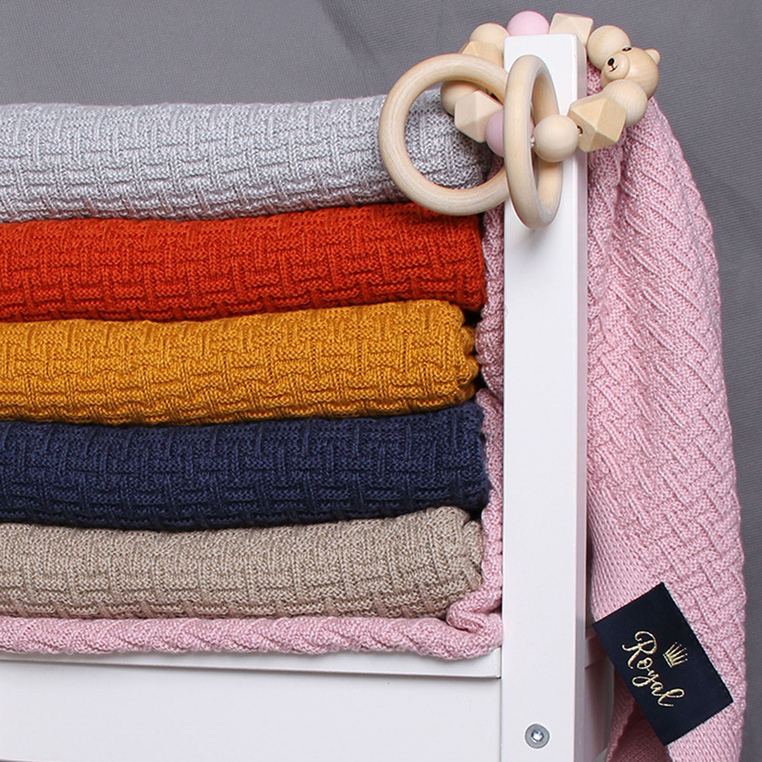 Bamboe-katoenen deken voor baby, Honey, Delicaat, Pony