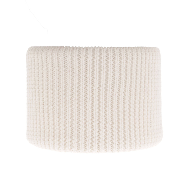 Snood d'hiver enfant, blanc, 100% Laine Mérinos Extrafine, Vanilla