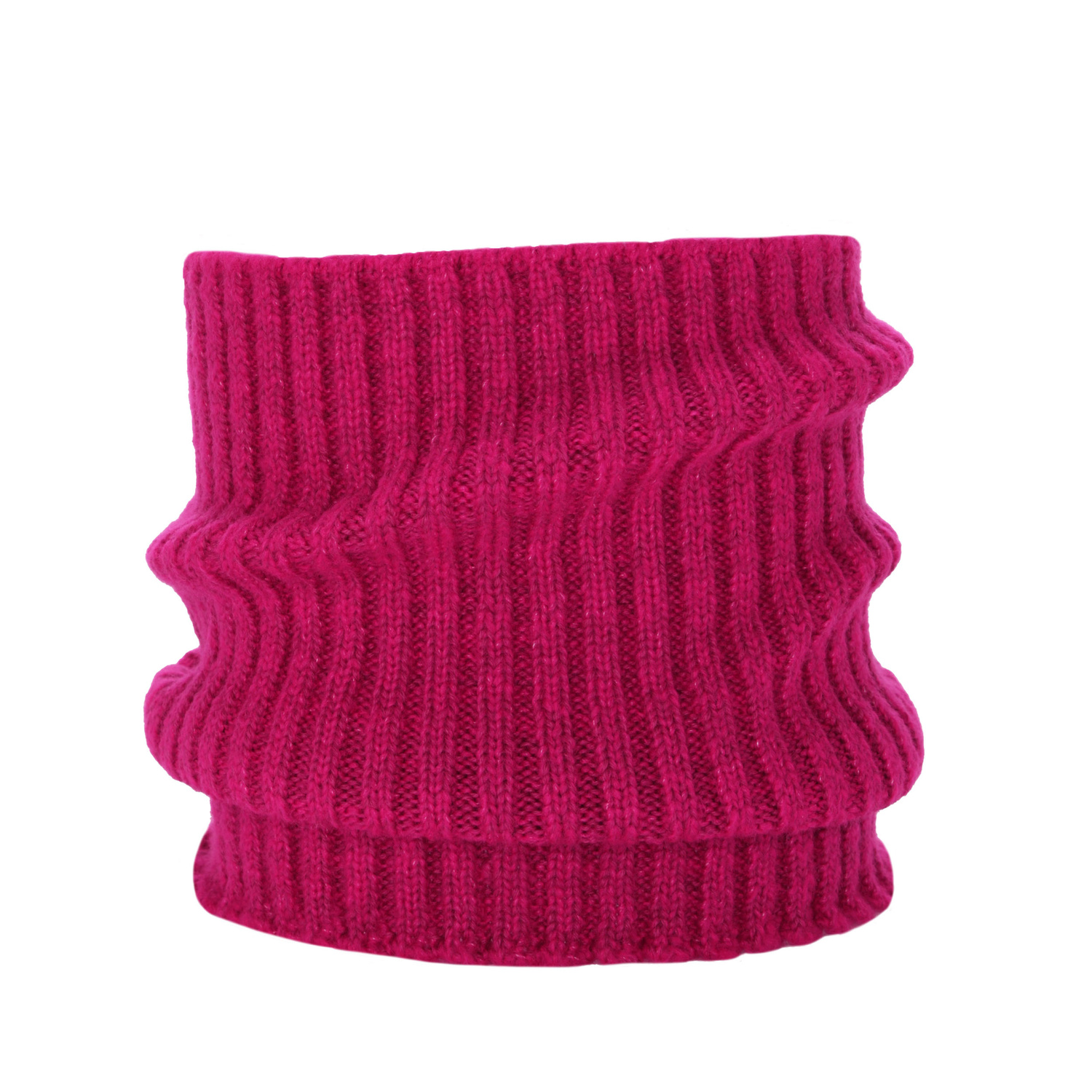 Tour de cou d'hiver femme, amarante, avec laine mérinos, Besta