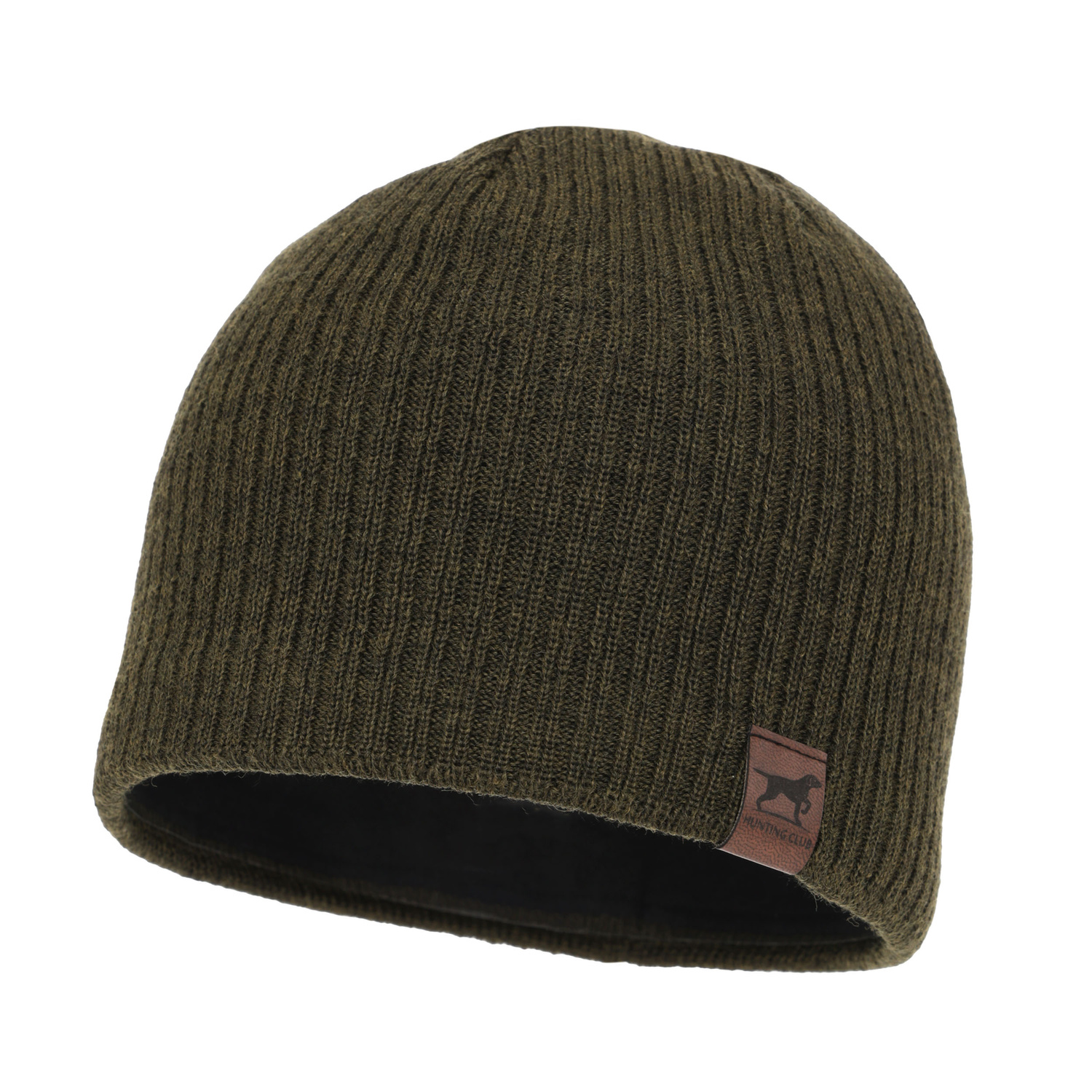 Heren winter jachtmuts, groen, met merinowol, Bird