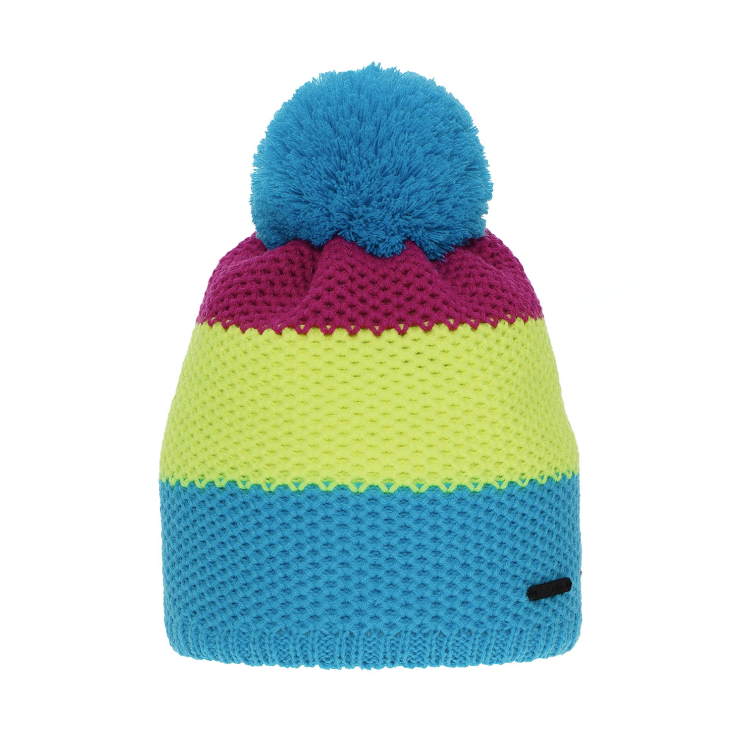 Meisjes wintermuts, blauw, Met garen pompon, Naruto