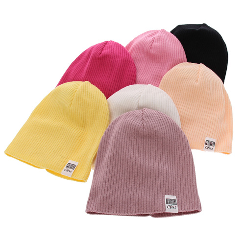 Meisjes herfst/lente set muts en buissjaal, met katoen, roze, Farinka