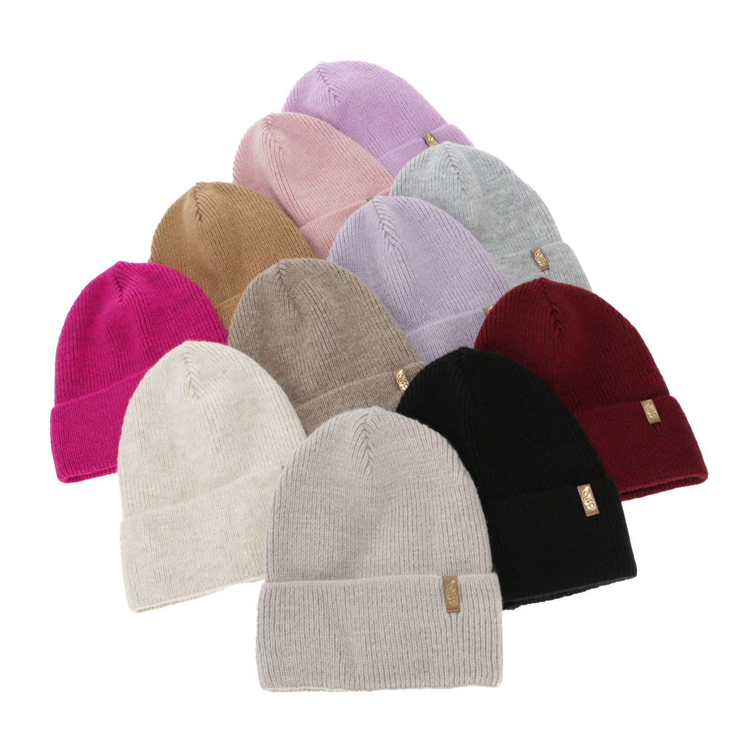 Dames wintermuts, bruin, met merinowol, Tahoe